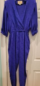 VINTAGE 80'S ON THE ROCKS PURPLE RAIN JUMPSUIT